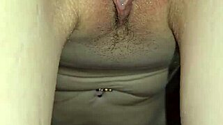 Wife got wet messy fuck in kitchen with husband leading to squirting orgasm and dripping creampie.