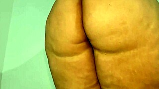 Fat Ass Stepmom Shakes Juicy Booty Trying On Lingerie