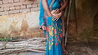 desi bhabhi gets lonely and decides to play with her stunning big boobs in a steamy session