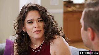 I'm cheating on my husband with his stepbro because he couldn't conceive, and now this big ass Latina milf is getting fucked hard.