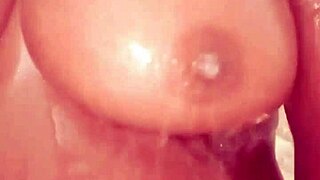 Indian desibhabhi gets fucked in the bathroom by big cock. Amateur chubby homemade sex with tits and pussy action unfolds.