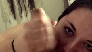 She's the truth craving big facial after deepthroat blowjob on big black cock with sloppy action