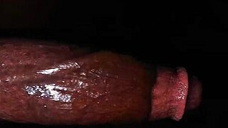 Horny Male Pumps Out Extreme Cum Load from BBC with Intense Moaning Orgasm!