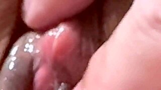 Amateur pink pussy shows up close after losing virginity 132 days ago in couple sex.