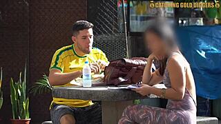 Brazilian Bubble Butt Teen Picked Up for Pussy Destruction