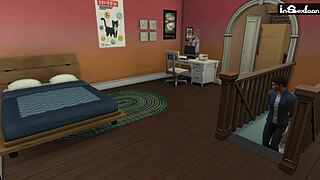 brother tears into sister's tight pussy cheating hard while wife watches the wild action unfold