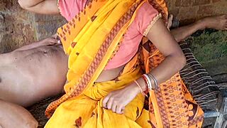 desi bhabhi gets lonely and decides to play with her stunning big boobs in a steamy session