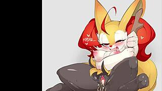 Furry Pokemon Characters Show Off Huge Tits in Wild Compilation Action