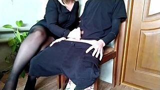 Fantasy Risk To Get Dick Near Juicy Mature Milf's Hairy Pussy!