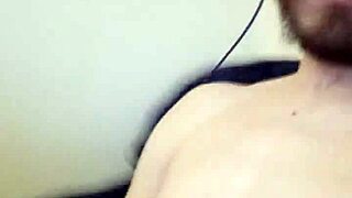 Just jackin it with some cum during a quick masturbation session.