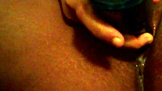 Big booty red bone shows off curves and wet details.