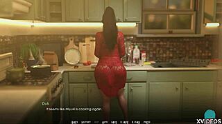 Asian Babe with Big Ass and Tits Plays Cute Role in Horny Slut Temptation Scene