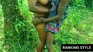 hey, check this african pornstar getting wild in the forest with deepthroat and cowgirl riding 😈🌳