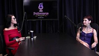 annie clementine shares best moments in preliminares podcast with bia hot part 3 on sheer red