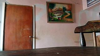 hey check this morena latina with gran culo seducing her padrastro 😏🍑