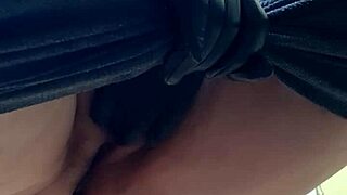 I caught my real teacher masturbating at school with big tits and clit?