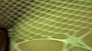 Jenny Welch teases her boyfriend with a lap dance in pantyhose, but he rips them off for an intriguing homemade strip.