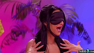 Ebony Lesbian Alexis Tae Uses Strapon for Fucking Petite Eliza Ibarra and Charlotte Sins with Intense Licking