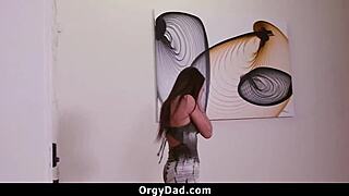 Horny Step Daughter Seduces with Petite Body in Taboo POV Fuck