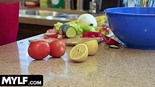 hot big titted milf mckenzie lee rides her husband hard in lockdown 😈🍆