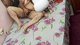 Young Girl Meets Older Man In Lingerie Scene