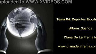 Deportes exxxtremos - diana de la franja at bar night club with desk dancing!