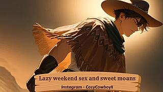 why resist tender moaning sex with your muscular boyfriend when it feels this erotic?