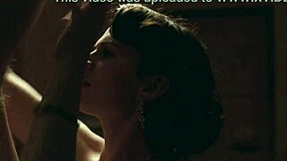 Hayley Atwell shows off her big tits in hot kissing and moaning scenes.