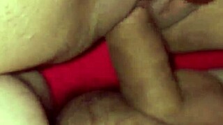 Small BBW latina rides that small penis in cowgirl couple fucking