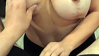 why does this horny cheerleader skip training to ride big cock and swallow cum?