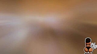 Big tit ebony wife gets nude dildo massage. She rides monster cock in anal cowgirl with creampie squirting pov.