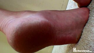 Lilly displays her pointed toes