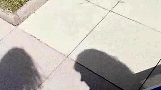 We get casual by the pool with milf blowjob and fucking leading to facial cumshot.