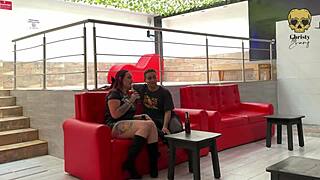 i meet a cute guy in a bar and i FUCK him in the bathroom!!