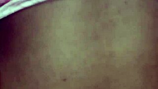 this amateur black latina takes deepthroat blowjob and anal banging in lingerie with saggy tits