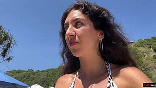 Walking With Hot Cum On My Face On Public Beach Full Of People Makes Me Feel Alive Cumwalk