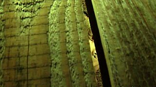 Voyeur Lesbian Slave Peeks at Bound Femdom Action Yet Masturbates to Big Orgasms in Secret