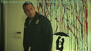 leana lovings stars in missax video with her officer step-daddy at work