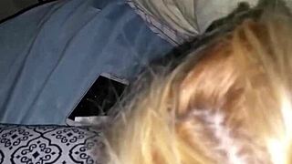 the sexy latina took a cumshot in her mouth during the intimate encounter.