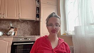 2 with fetish glasses huge kinky long nails