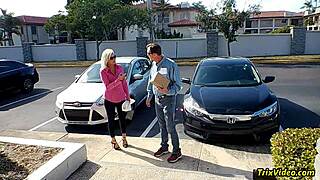 Paris craves his package in homemade roleplay with blowjob and riding.