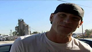 busty blonde deep throats cock before it slides in her shaved pussy 😈