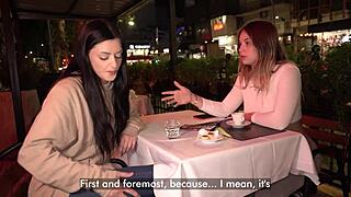 She reluctantly agreed to the plan and ended up bent over taking the homeless guy's big cock roughly