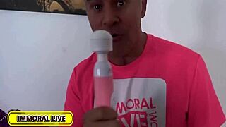 Helena Valentine joins Porno Dan for hardcore threeway with big cock blowjob and riding