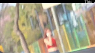 handjob in car while seeking info with hard cock 🚗🍆