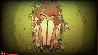 choco easter bunny adventure unfolds with cartoon furry fun and chocolate themes