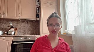 2 with fetish glasses huge kinky long nails