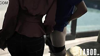 Public display of affliction with Sheena Ryder and Ricky Spanish in outdoor amateur blowjob and hardcore POV action