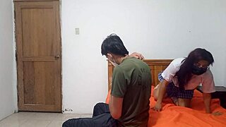 Student welcomes stepbrother into apartment and suggests crazy fantasy