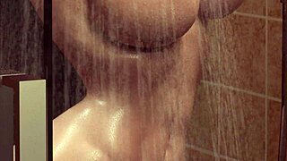 tifa lockhart - shower fun time